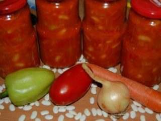 Lecho za zimu s grahom: recept