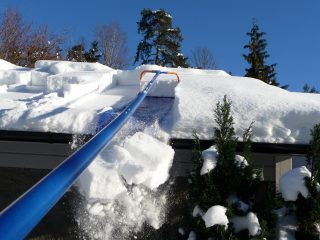 Telescopische sneeuwschuif