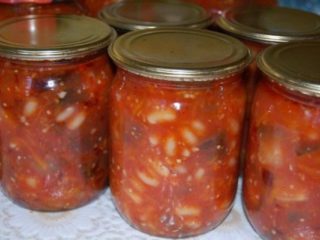 Melanzane con fagioli per l'inverno: le migliori ricette di cucina, video