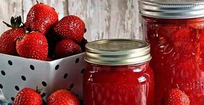 Strawberry Jam na may Gelatin